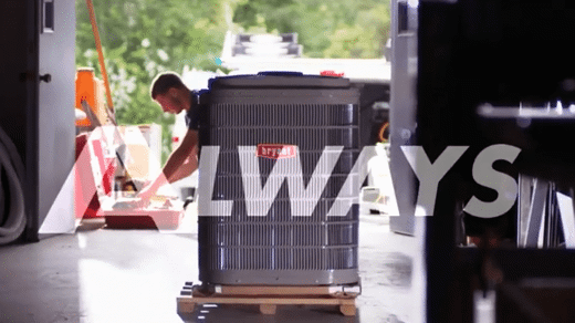 Always text over Bryant unit